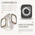 2-Pack Goton Waterproof Apple Watch Case for SE Series 6 5 4, 40mm 360 Protective Glass Face Cover + Back Bumper