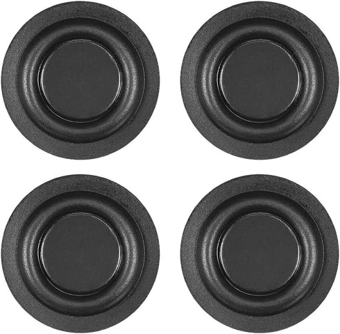 uxcell 30mm Dia. Speaker Passive Radiator Vibration Plate, Subwoofer Vibration Membrane, DIY Bass, Low Frequency, 4pcs