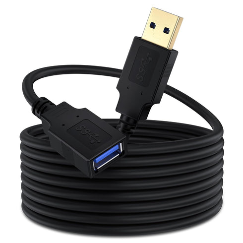 Qxcynsef USB 3.0 Extension Cable 15 FT,5Gbps High Speed Data Transfer Extra Long
