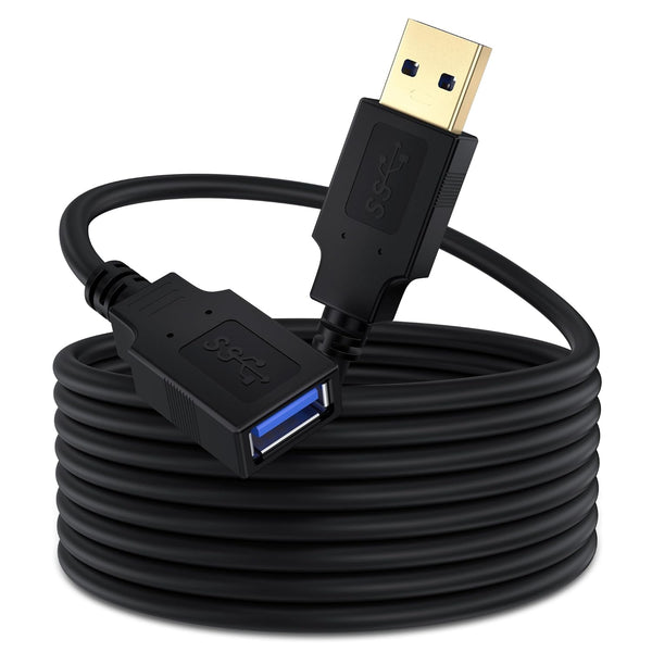 Qxcynsef USB 3.0 Extension Cable 15 FT,5Gbps High Speed Data Transfer Extra Long