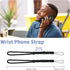 2 Pcs-1 Strap,1 2 CACOE Cell Phone Lanyard Pcs Adjustable Neck Pcs Wrist Strap, Pcs Pads, Universal Crossbody