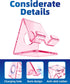 TOPGO 2 Pack Counter, 17 16 15 14 13 12 Acrylic Phone Stand, Pink Phone Holder for Office Desk, Vanity, Kitchen Bedside