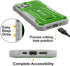 FITO iPhone 12 Pro Max Case, Dual Layer Shockproof Heavy Duty with Screen Protector, Built-in Kickstand (Green)