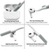 Valkit Compatible Airpods 3rd Generation Case Clear, Airpods 3 Case Cover with Lock & Cleaner Kit, Soft Shockproof