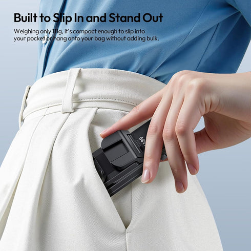 ULANZI MA89 2025 360 Foldable Airplane Phone Holder Mount, Rotation Airplane Travel Essentials, Long Flight Must Haves