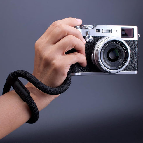 VKO Camera Wrist Strap, Rope Camera Strap for DSLR SLR Mirrorless Cameras, Hand Strap in Black