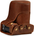 MegaGear MG1863 Ever Ready Genuine Leather Camera Case for Olympus Om-D E-M5 Mark III - Brown