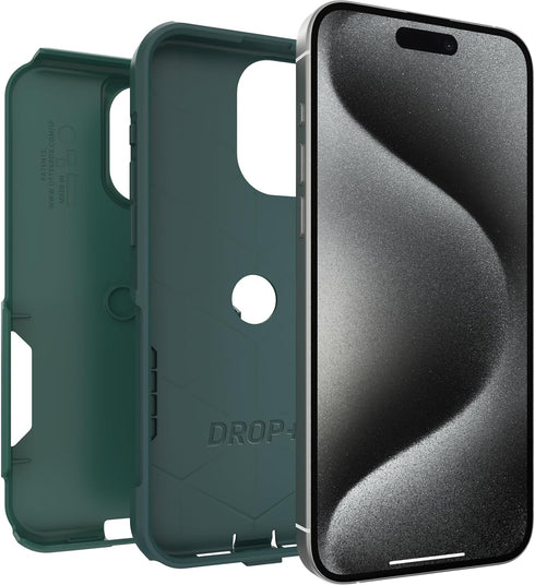 OtterBox 15 Commuter iPhone Pro MAX (Only) Series Case - GET Your Greens (Green), Slim & Tough, Pocket-Friendly