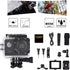 Action Camera 1080P 12MP Sports Camera, Full HD 2.0 Inch TFT LCD Screen with 30m Waterproof for Outdoor Sport/Vlog