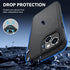 SunStory 15 3-Layer 3 1 15 6.1",Black Magnetic for iPhone Case with HD Screen Protector, Compatible with MagSafe, Heavy