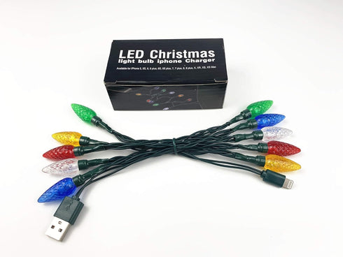 LED Christmas Lights Charging Cable,USB and Bulb Charger,50inch 10led Multicolor Available with Phone11,11Pro,11Pro Max,12,12Pro,12Pro Max,13,13Pro,13Pro Max,14,14Pro,14Pro Max etc (1pcs) by Cewuidy