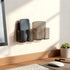 Eldraqth 2 Pcs Wall Mount Phone Holder, Phone Stand with Self Adhesive, Clear Smartphone Stands with Charging Hole