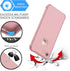ORETECH Compatible iPhone 7/8 Case with 2 Pack HD Screen Protector, 360° Full-Body Silicone Soft TPU Hard PC Protective