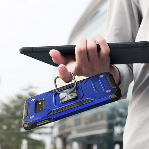 Galaxy S10E Case with Screen Protector, Lightweight Shockproof Cover with Car Mount Kickstand for Samsung Galaxy S10E,