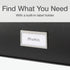 Oxford Keepsake Box, Protective Storage Box, Home and Office Organizer, Photo Storage Box, Small, 6" x 12" x 4.25"