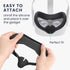 kwmobile Cover for Apple Vision Pro VR Glasses - Silicone Mask - White Compatible with VR Lenses