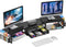 Simple Trending Desk Organizers and Accessories, Dual Monitor Stand Riser with Drawer