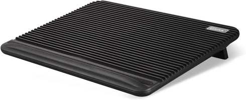 Laptop Cooling Pad, Coolertek USB Powered Cooler, 2 Blue Silent Big Fans, Height Adjustable Non-Slip Stand, Fits 11-17
