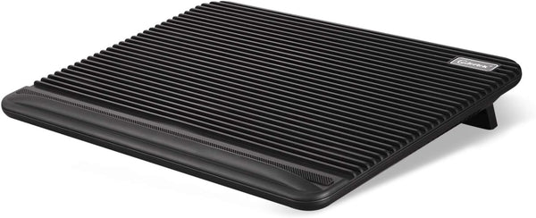 Laptop Cooling Pad, Coolertek USB Powered Cooler, 2 Blue Silent Big Fans, Height Adjustable Non-Slip Stand, Fits 11-17