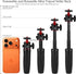 Byrgfkjt 360 Extendable Selfie Stick & Mini Tripod, Rotatable Selfie Stick with Non-Slip Grip for Smartphones & Action