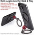 SHINEWEE 12-17/MagSafe Magnetic Phone Stand & Fidget Spinner Combo Hands-Free Holder for iPhone Cases Dual Magnetic