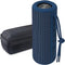 X21 Portable Bluetooth Wireless Speaker, Waterproof with FM Radio, Micro SD Card MP3 Player for Outdoor Use (Blue)