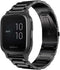 YOUkei Compatible with Garmin Venu Sq 2 Bands - Stainless Steel Metal Replacement Strap for Smartwatch, Black