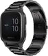 YOUkei Compatible with Garmin Venu Sq 2 Bands - Stainless Steel Metal Replacement Strap for Smartwatch, Black