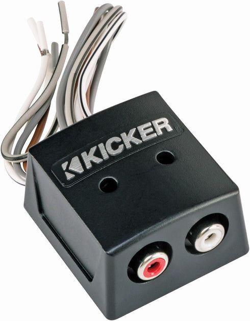 Kicker 46KISLOC K-Series Interconnect, Speaker to RCA with Line-Out Converter