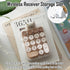 Lomiluskr 2.4G Accounting Cute Wireless Numeric Keypad with Silicone Bear, Colorful Round Keycaps, USB Wireless