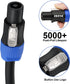 EBXYA 6 Feet Speakon Speaker Cable, 12 AWG Neutrik NL4FX (NL4FC) Wire, 2 Conductor Audio Cables