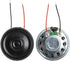 YXQ 0.5W 8 Ohm Micro Internal Speaker, 30mm Dia Round Metal Shell with Wire for PC Laptop DVD/EVD (4Pcs)