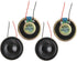 YXQ 1W 8 Ohm Micro Internal Speaker Loudspeaker 32mm Dia Round Metal Shell with Wire (4 Pcs)