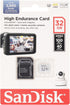 SanDisk 32GB High Endurance Video MicroSDHC Card with Adapter for Dash Cam and Home Monitoring Systems