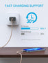 Marchpowe USB C to Lightning Cable, MFi Certified iPhone 14 Fast Charger Cord, 3Pack 6ft Charging Cable