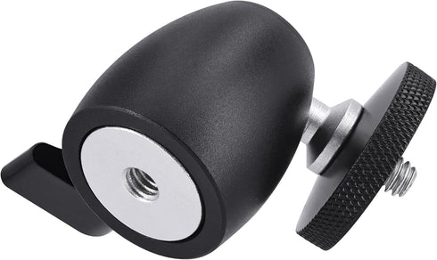 iSaddle 1/4"-20 11/10/9/8/Max Magnetic Camera Mount with Male Thread Tripod Adapter - Dual Base Heavy-Duty Magnetic Cam