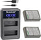 Kastar 2-Pack BLS-50 Battery and LED2 USB Charger Compatible with Olympus Pen E-P1, E-P2, E-P3, E-P7, E-PL1, E-PL1s,