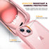 Diaclara 15 15 6.1" Designed for iPhone Case, Full Body Rugged Case with Built-in Touch Sensitive Anti-Scratch Screen