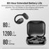 TOZO OpenEgo True Wireless Open Ear Headphone, Black, 5.3 Bluetooth Sport Earbuds with 80H Playback