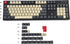 YMDK Dye Sub Carbon 96 84 ANSI ISO Keycaps - OEM Profile Thick PBT Mac Keycap Set for MX Keyboards