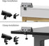 Upgraded Edge Mount Power Strip with USB-C Ports, Tabletop Surge Protector, 3 AC Outlets & 4 Fast Charging USB Ports