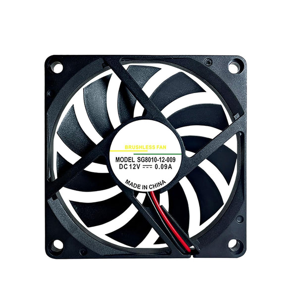 DUJVCZB 80mm SG8010-12-009 Fan DIY Ventilation Exhaust Projects 12V Brushless DC Cooling Fans