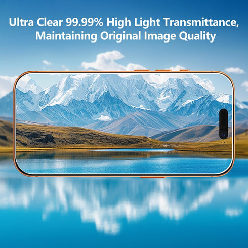 Yutonsu 2 Pack 17 6.9 Inch, 9H Tempered Glass Screen Protector for iPhone Pro Max Hardness, Anti Scratch, Bubble Free