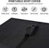 NUENSS-RO Record Player Turntable Dust Cover, Compatible with Nostalgic 6-in-1/8-in-1 Bluetooth Record Player (Black)