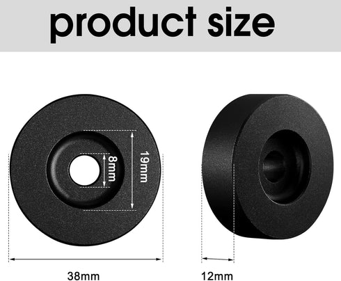 45 Record Adapter for Turntable RPM Record Player for 7 Inch Vinyl Record Players Turntables Solid Aluminum Dome (Black)