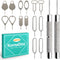KornaDoz 16 Piece SIM Card Removal Tool Set, Stainless Steel Ejector Pins &