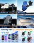 YRU 2024 Ultimate Car Phone Holder Mount, 80+LBS Safest Strongest Rotatable Suction, Dashboard Windshield for iPhone,