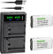 Kastar 2-Pack CR-V3 Battery and LTD2 USB Charger for Kodak EasyShare DX4530, DX4900, DX6340, Z650 ZOOM, Z1275 Camera