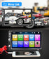 Rimoody 7 Inch Car Stereo Double Din Radio, Bluetooth Handsfree, Touch Screen, USB SD FM Multimedia with Backup Camera