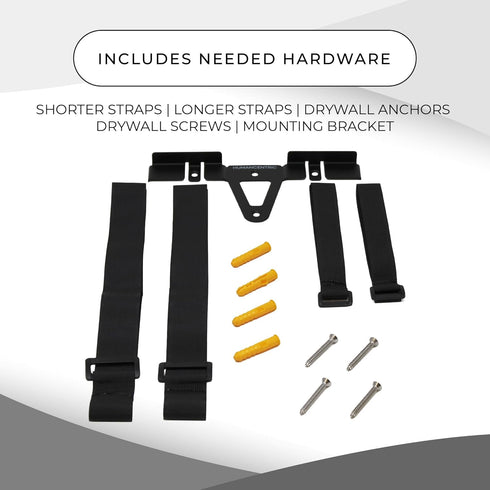 HumanCentric 12-32 30 lb, Universal Wall Mount, Adjustable Mount for Cable Boxes, DVD Players, Routers, Modems